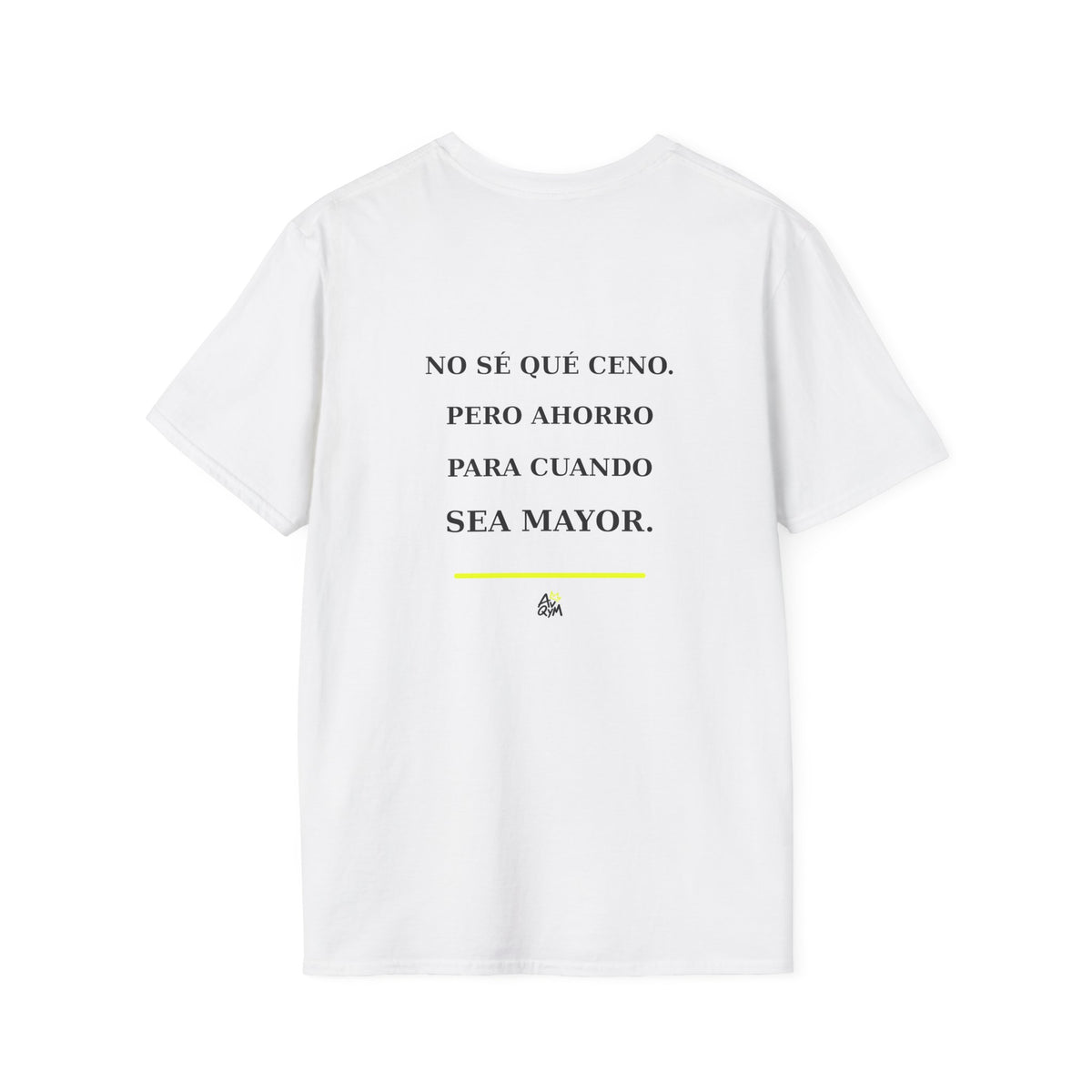Camiseta «No sé qué ceno, pero ahorro para cuando sea mayor»