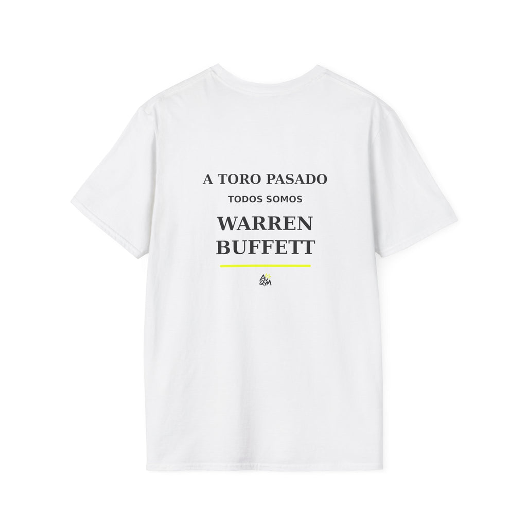 Camiseta «A toro pasado todos somos Warren Buffett»