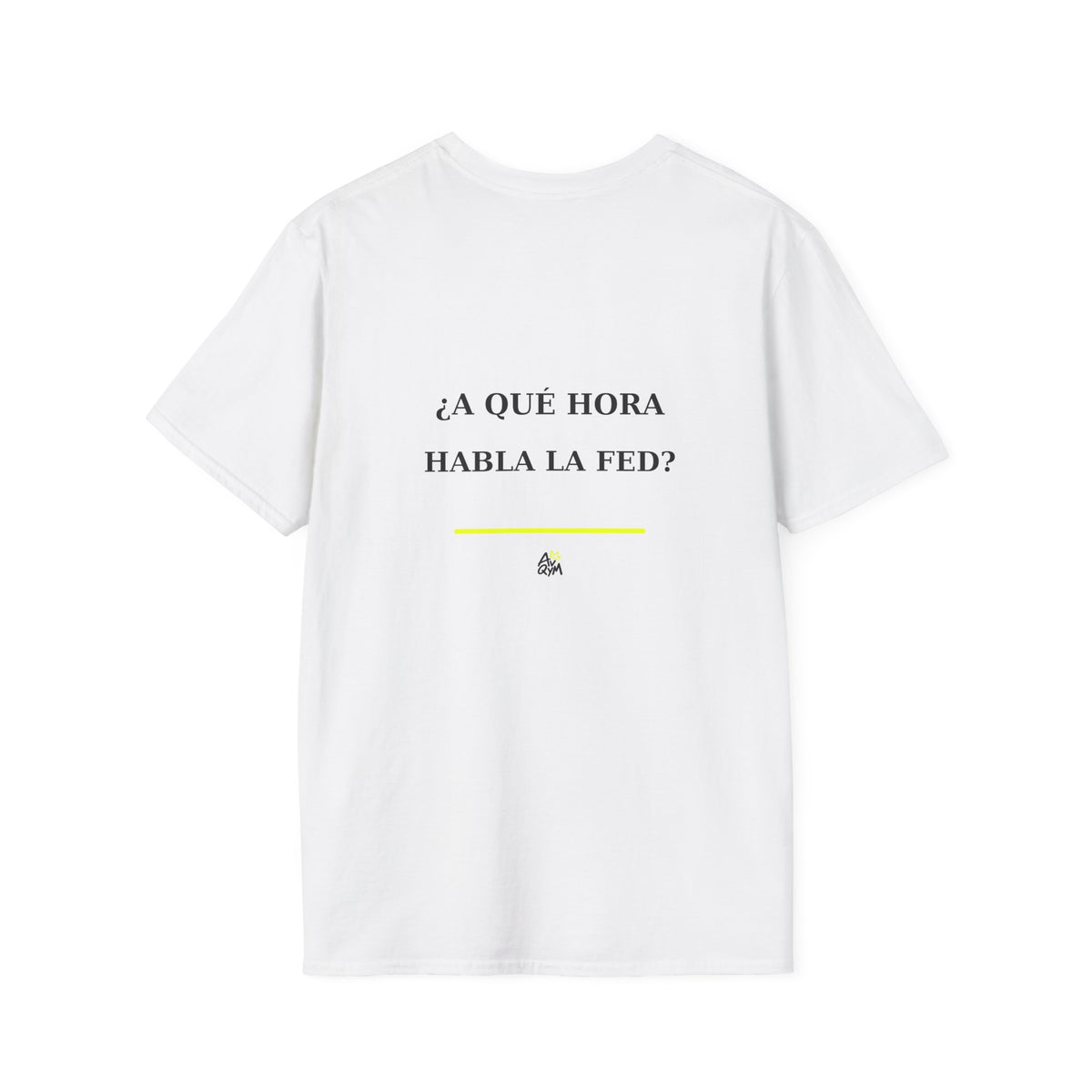 Camiseta «¿A qué hora habla la FED?»